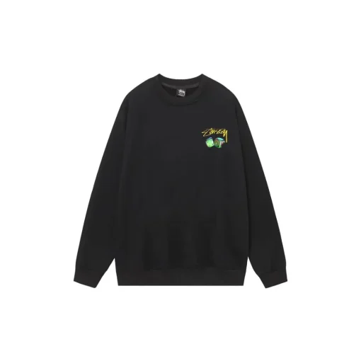 Stussy Dollie Pigment Dyed Sweater Black