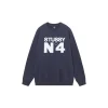 Stussy N4 Monogram Printed Sweater Black