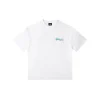 Stussy T Shirt All White With Sky Blue Logo