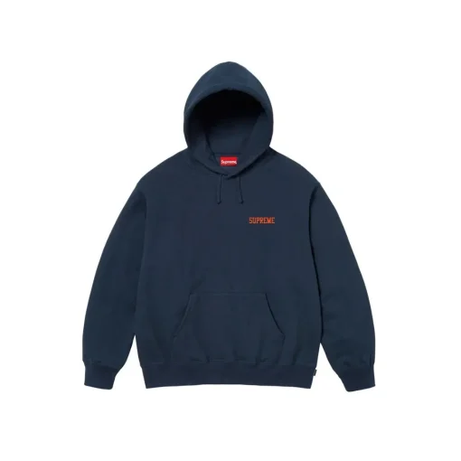 Supreme Anarchy Hooded Hoodie Navy Blue