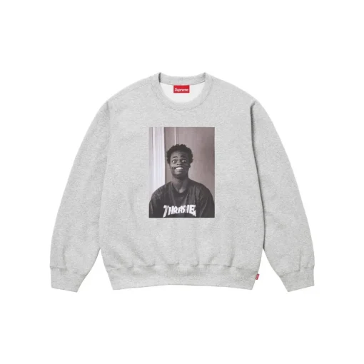 Supreme Thrasher Harold Crewneck Sweatshirt Gray