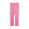 Palm Angels Slim Track Pants ‘Fuchsia/White’