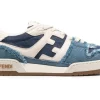 FENDI Fendi Match denim sneaker blue/white