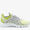 Fendi Tag Sneakers Yellow technical mesh