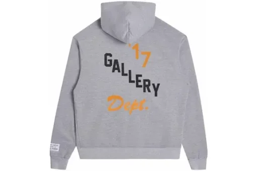 Gallery Dept. Boxing Merch Zip Hoodie Heather Grey
