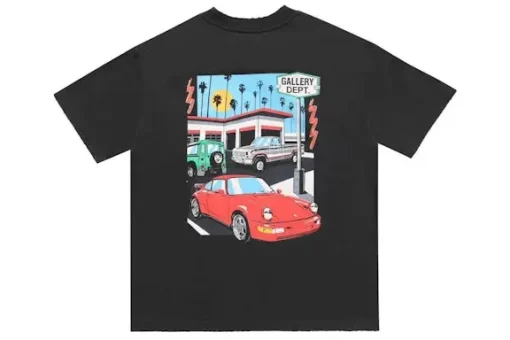 Gallery Dept. Drive Thru Boxy Fit T-shirt Black