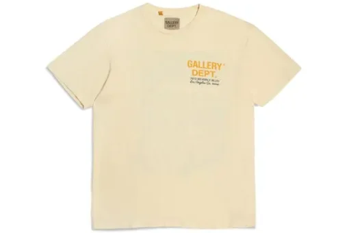Gallery Dept. Drive Thru Boxy Fit Tee Cream