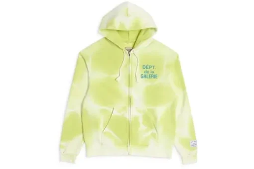 Gallery Dept. French Zip Hoodie Lime Green