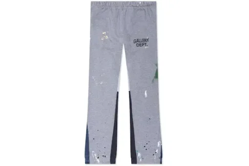 Gallery Dept. Painted Flare Sweat Pants Heather Grey