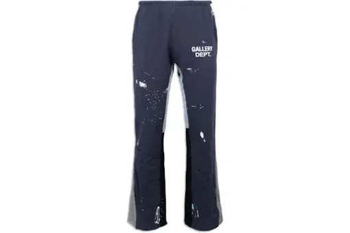 Sweatpants Gallery Dept. Painted flare navy blue