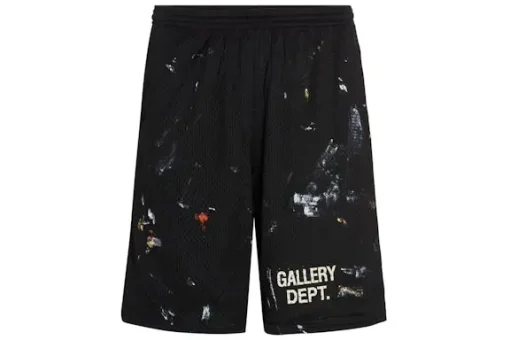 Gallery Dept. Studio Gym Paint Shorts Black/White
