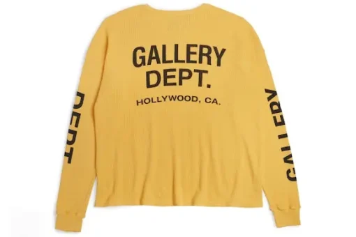 Hoodie Gallery Dept. Thermo L/S T-Shirt Yellow