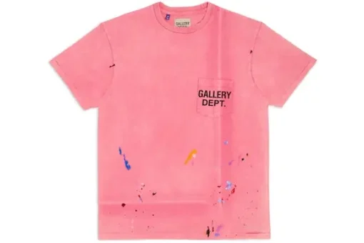 Gallery Dept. Vintage Logo Painted T-Shirt Salmon
