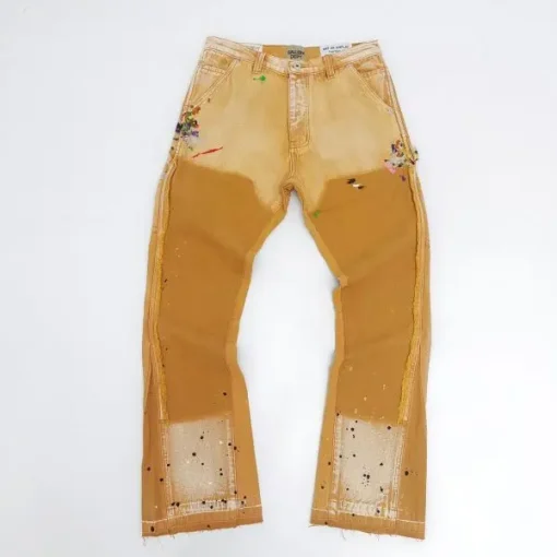 Gallery Dept. Lenny Flare Denim Jeans Orange