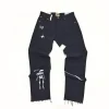 Gallery Dept. Fuck Face Denim Jeans Black