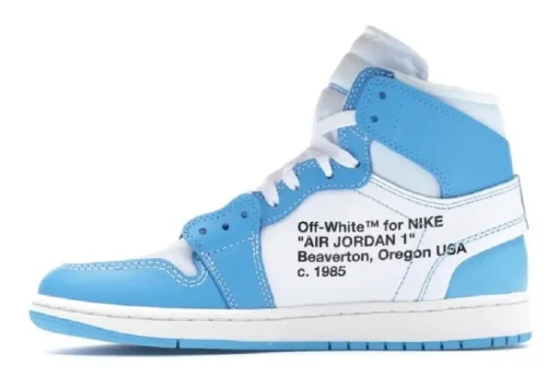 NIKE JORDAN 1 OFF WHITE RETRO BLUE