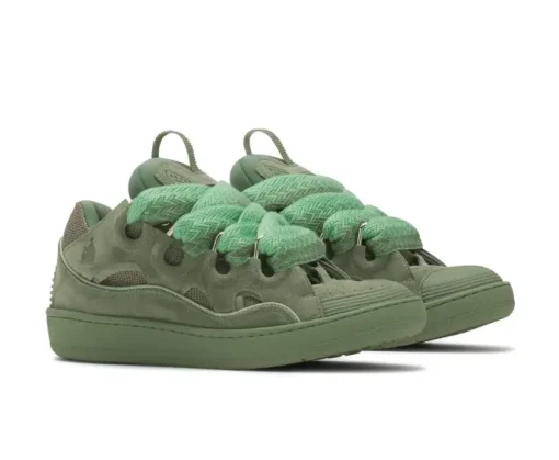Lanvin Curb sneakers olive green