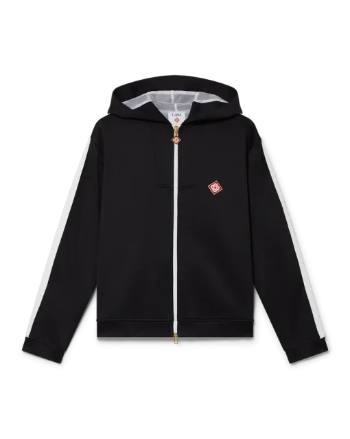 Casablanca Scuba Hooded Sweatshirt Black