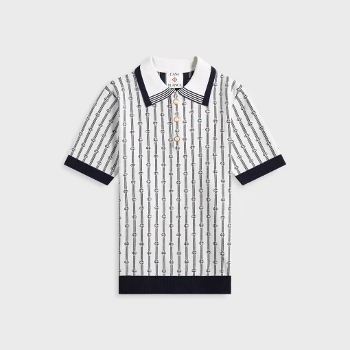 Casablanca Monogram Polo T-Shirt