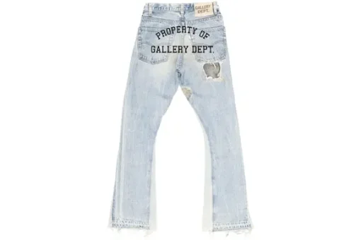 Migos x Gallery Dept. For Culture III Flare Denim Washed Blue/Grey