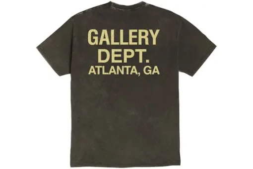 Migos x Gallery Dept. For Culture III YRN T-shirt Washed Black