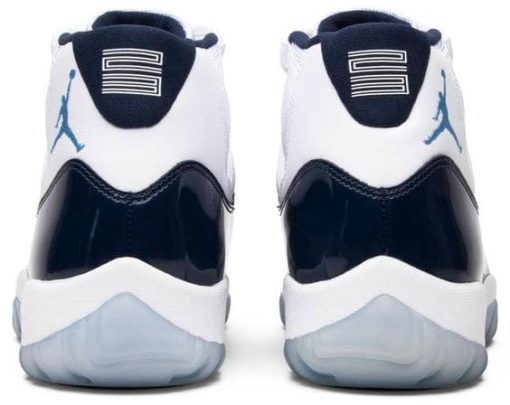 Nike Air Jordan 11 White Navy Blue – UNC Win Like 82