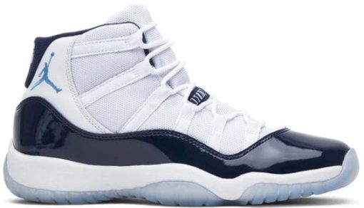 Nike Air Jordan 11 White Navy Blue – UNC Win Like 82