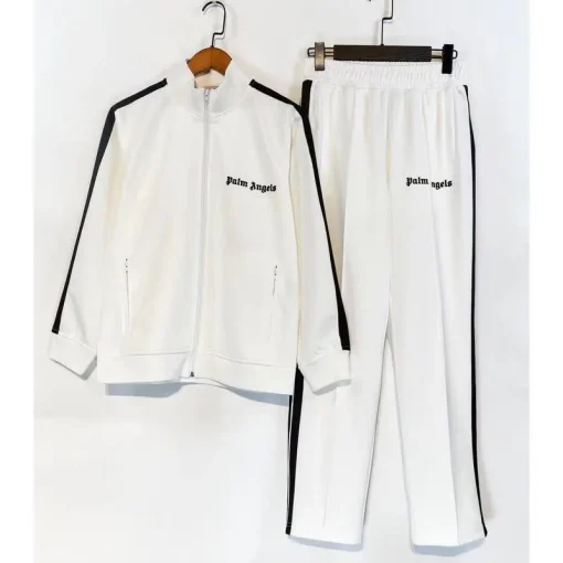 Palm Angels Tracksuit Black Stripe/ White