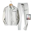 Palm Angels Zipped Cotton Tracksuit White