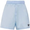 Prada Re-Nylon Shorts Celeste Blue