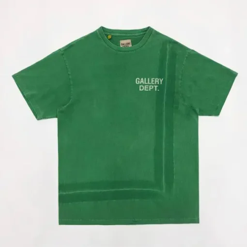Gallery Dept. Vintage Logo Painted T-shirt Green
