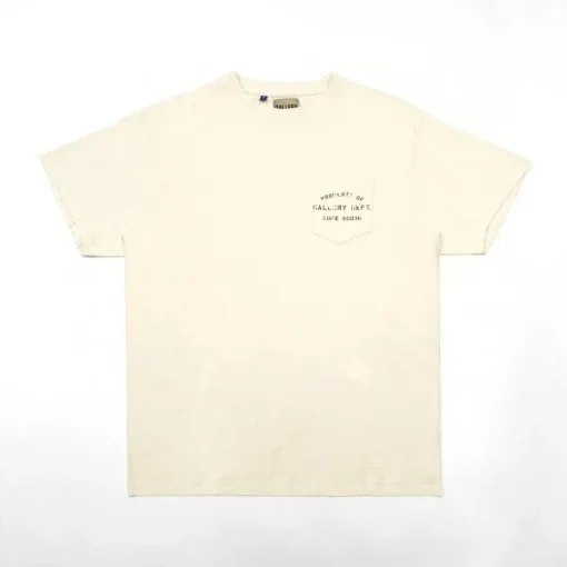 Gallery Dept. Property of Stencil T-shirt Antique White