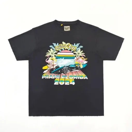 Gallery Dept. Miami International Autodrome Auction T-shirt Black