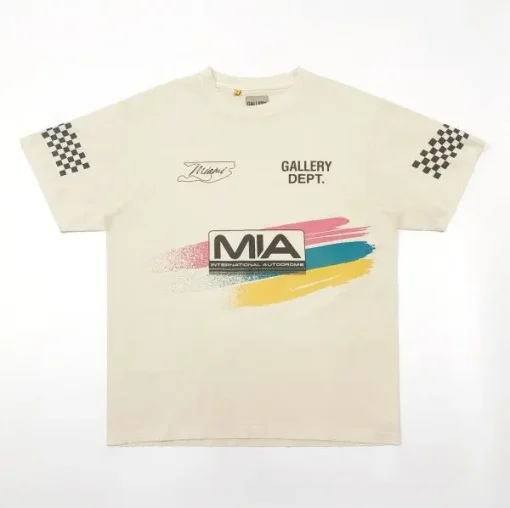Gallery Dept. x Miami International Autodrone T-Shirt White