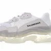 Balenciaga Triple S Clear Sole White – Iconic Oversized Luxury Chunky Sneakers