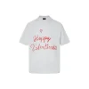 Balenciaga Short Sleeve T Shirt White Happy Valentines