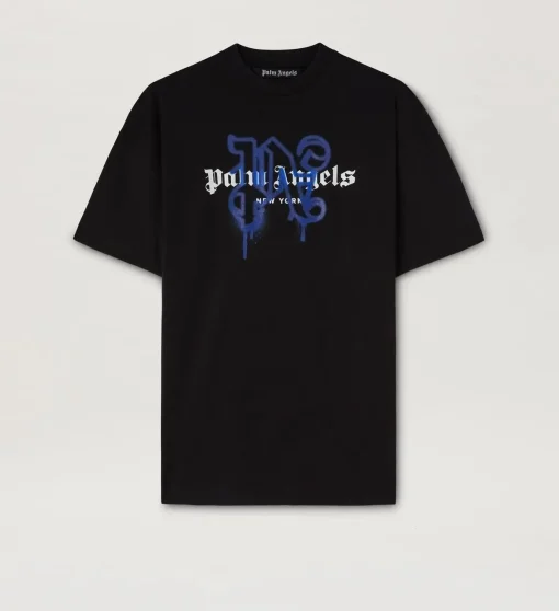Palm Angels Monogram Spray City T-shirt New York