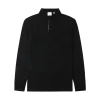 Burberry Long Sleeve Polo T-Shirt Black