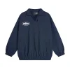 Corteiz Guerillaz Drilltop Tonal Jacket Navy Blue