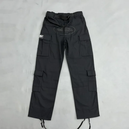 Corteiz Guerillaz Cargo Pants Black