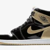 NIKE AIR JORDAN 1 BLACK X GOLD