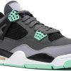 NIKE AIR JORDAN 4 BLACK (TURQUOISE DETAILS)