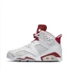 NIKE AIR JORDAN 6 WHITE (RED DETAILS)