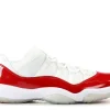 NIKE AIR JORDAN 11 WHITE AND RED