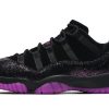 NIKE AIR JORDAN 11 LOW BLACK AND LILAC