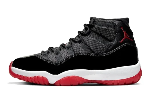 NIKE AIR JORDAN 11 BLACK AND RED