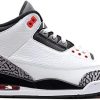 NIKE AIR JORDAN 3 WHITE X BLACK