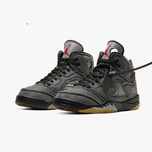 NIKE Air Jordan 5 Retro Off-White Black