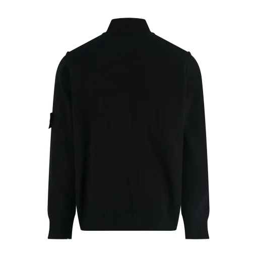 Stone Island Sweater Black Cardigan