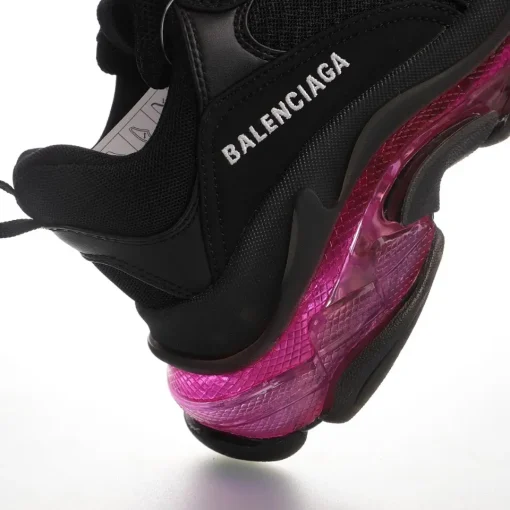 Balenciaga Triple S Black Pink – Iconic Triple S Clean Sole Sneakers